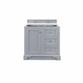 James Martin Vanities De Soto 36in Single Vanity Cabinet, Silver Gray 825-V36-SL
